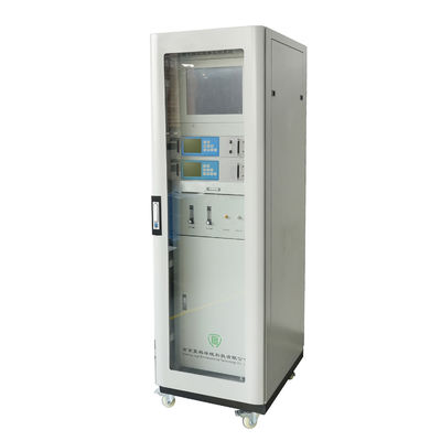 Sistem pemantauan emisi terus menerus CEMS online modular untuk SO2 NO NO2 CO CO2 Gas Analyzer